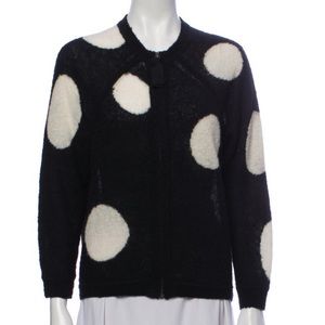 3.1 Phillip Lim Wool Polka Dot Sweater Jacket